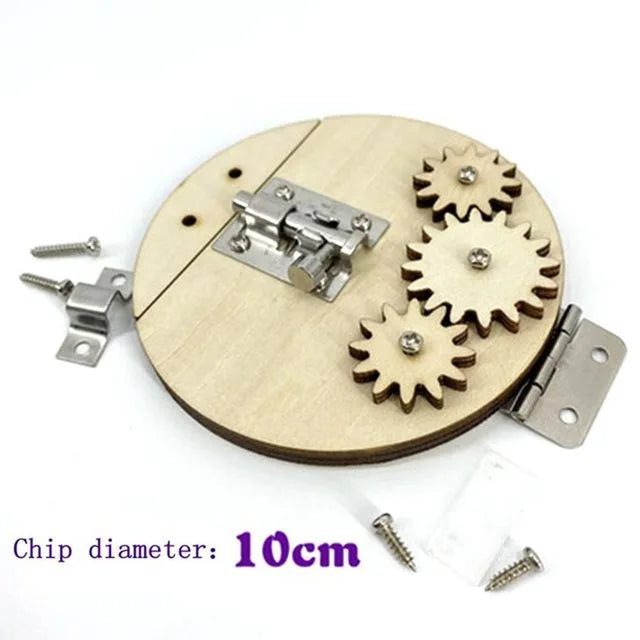 Montessori Busy Board Toys For Children Educational Games DIY Busy Board Parts Wooden Toys Sensory Board Games Puzzles For Kids
