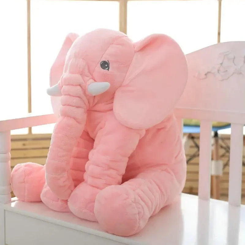 40/60cm Cartoon Plush Elephant Toy Kids Sleeping Back Cushion Stuffed Pillow Doll Bab Birthday Gift for Kids