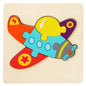 Wooden Jigsaw Puzzle Cartoon Animal Wood 3D Puzzles Montessori Educational Intelligence Jigsaw Toys for Children Gifts