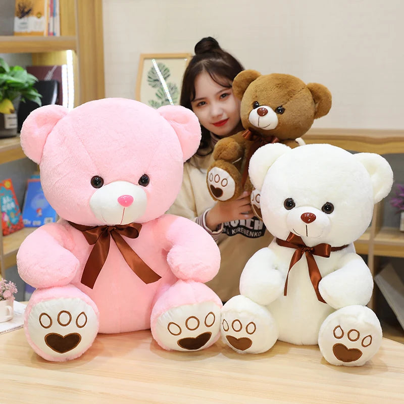 High Quality Toy Cute Cartoon Big Teddy Bear Plush Toys 35/50/65cm Stuffed Plush Animals Bear Doll Birthday Gift For Children