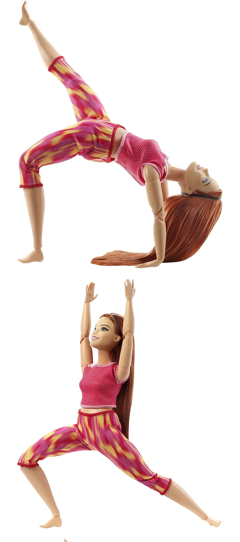 100% Original Barbie Made To Move 22 Joints Yoga Dolls for Girl Articulated Moving Joints  Kids Toys Birthday Christmas Gifts