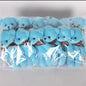 12Pcs/Lot Soft Stuffed Bear Plush Toys Mini Teddy Bear Dolls Toy Small Gift for Party Wedding Keychain Bag Pendant Teddy Doll