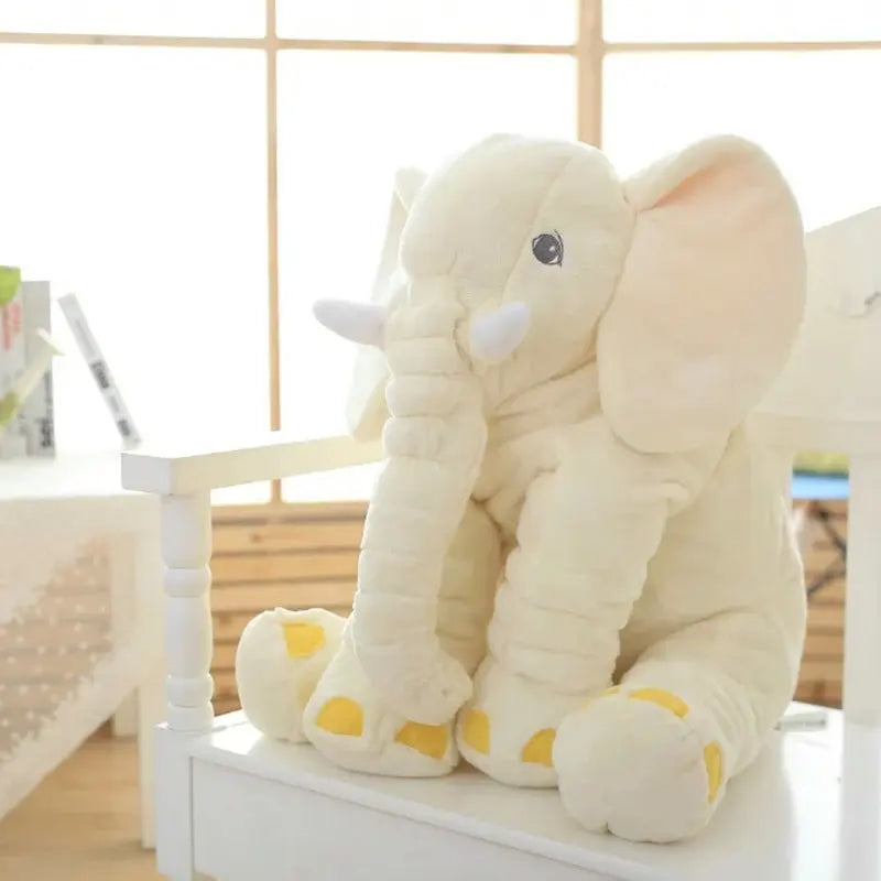 40/60cm Cartoon Plush Elephant Toy Kids Sleeping Back Cushion Stuffed Pillow Doll Bab Birthday Gift for Kids
