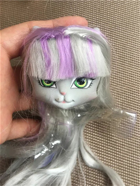 Doll Catwalk Rare Collection Doll Heads Doll Toy Parts Good Makeup Face Head Girl Dressing DIY Toy Parts Children Birthday Gift