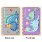 Baby Wooden Montessori Puzzle Child Game Wooden Puzzle 3D Cartoon Animal Puzzle Babies Toys Puzzles For Kids 1 2 3 Year Old