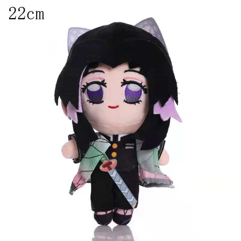 Anime Demon Slayer: Kimetsu No Yaiba Kamado Tanjirou Cosplay Plush Doll Pillow Kawaii Stuffed Toy Children’S Gift