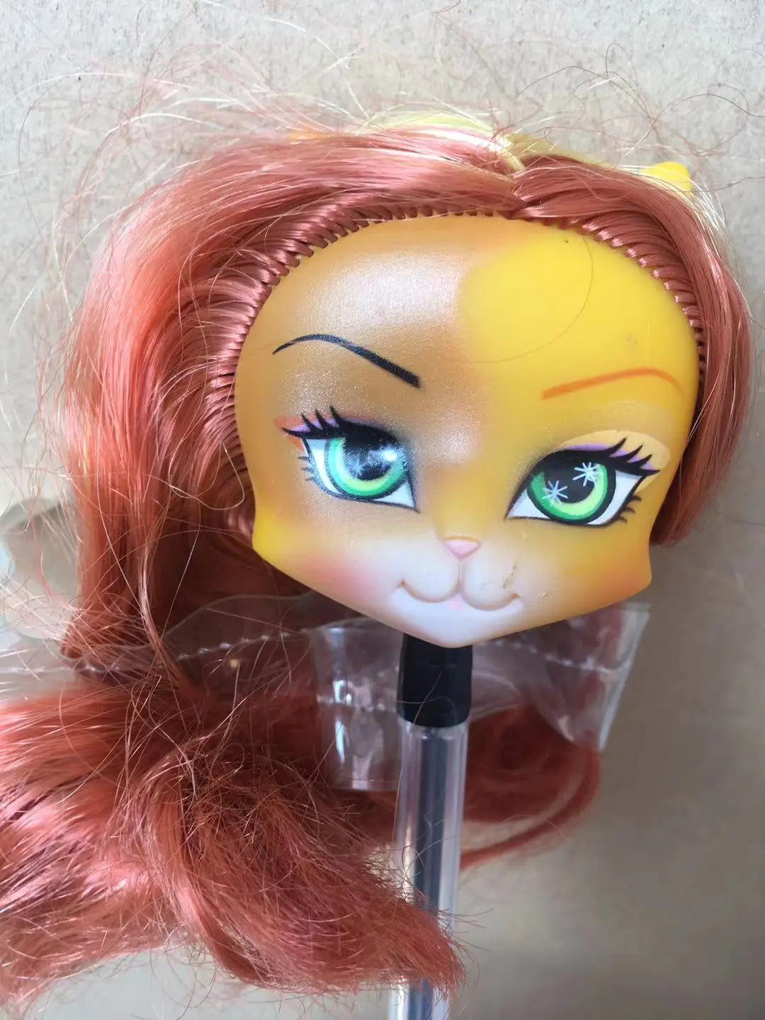 Doll Catwalk Rare Collection Doll Heads Doll Toy Parts Good Makeup Face Head Girl Dressing DIY Toy Parts Children Birthday Gift