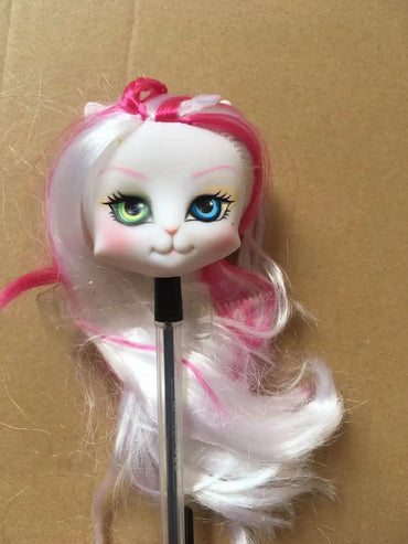 Doll Catwalk Rare Collection Doll Heads Doll Toy Parts Good Makeup Face Head Girl Dressing DIY Toy Parts Children Birthday Gift