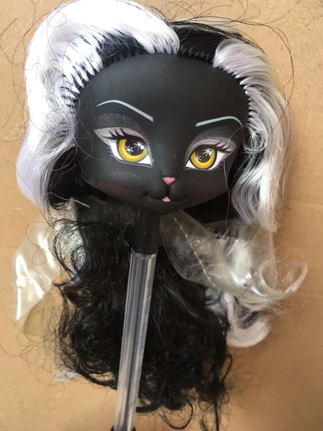 Doll Catwalk Rare Collection Doll Heads Doll Toy Parts Good Makeup Face Head Girl Dressing DIY Toy Parts Children Birthday Gift