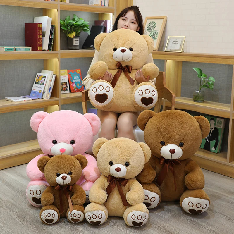 High Quality Toy Cute Cartoon Big Teddy Bear Plush Toys 35/50/65cm Stuffed Plush Animals Bear Doll Birthday Gift For Children