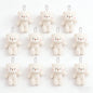 10 Pcs Mini Stuffed Plush Bears Cute Animal Tiny Bear Doll Toy Keychain Bag Pendant Ornament Soft Stuffed Toy Girl Party Gift