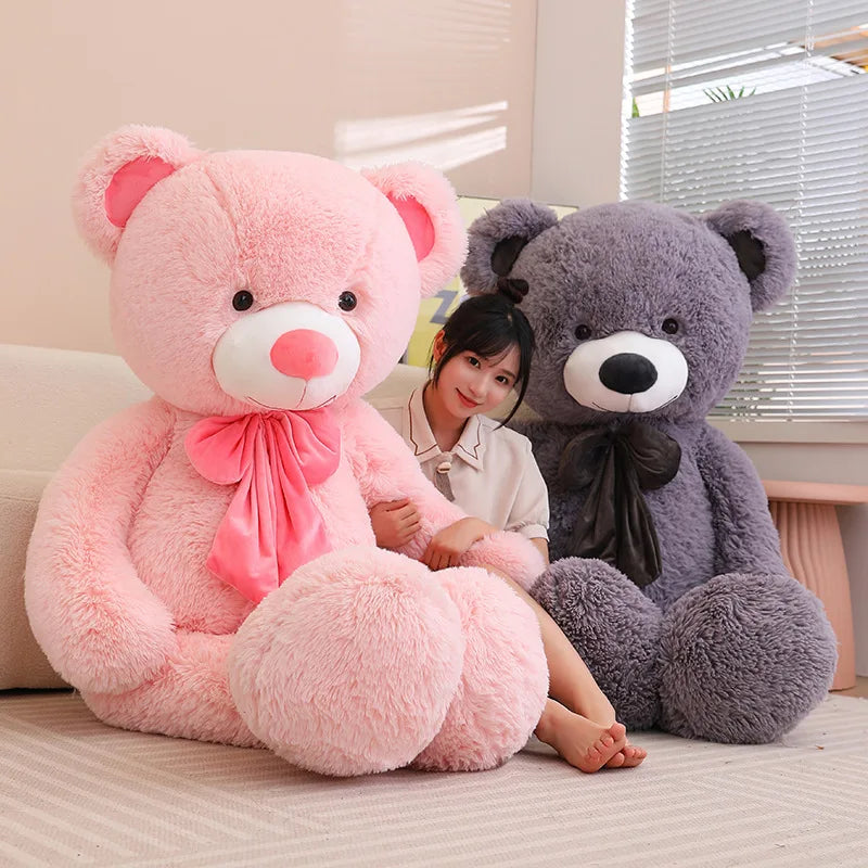 Giant Size American Teddy Bear Plush Toy Big Stuffed Animals Dolls Birthday Valentines Day Gift Soft Pillow for Grilfriend Girl