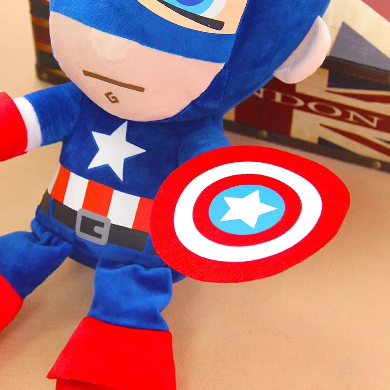 STOCK 27cm Man Spidermaned Plush Toys Movie Dolls MarvelAvengers Soft Stuffed Hero Captain America Iron Christmas Gifts