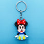 Anime Disney Keychain New Mickey Mouse Minnie Lilo & Stitch Doll Keyring Ornament Key Chain Car Pendant Kid Toys Gifts Wholesale