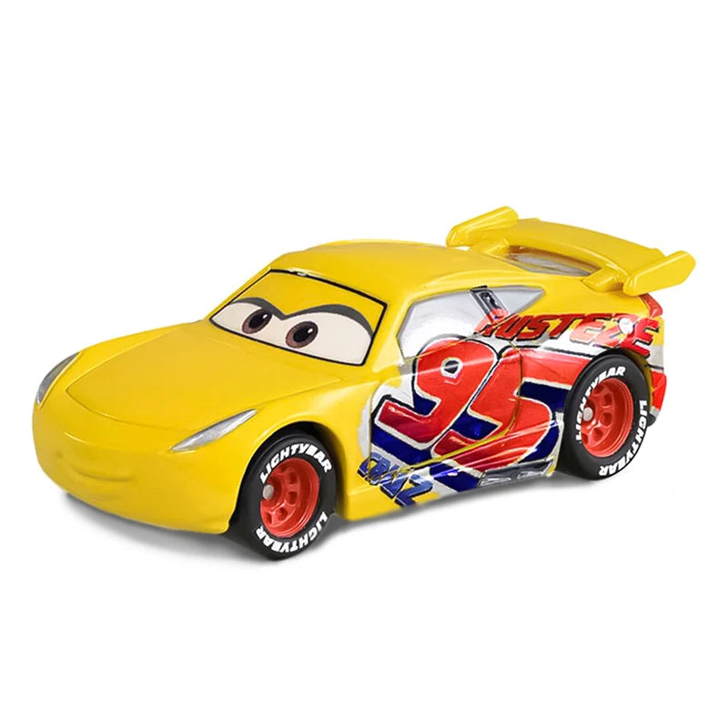 Disney Pixar Car Lightning McQueen mini Dr. Damage Arvy Mater Sarge Sherlff Luigi Alloy Diecast Car Toy Children's Birthday Gift