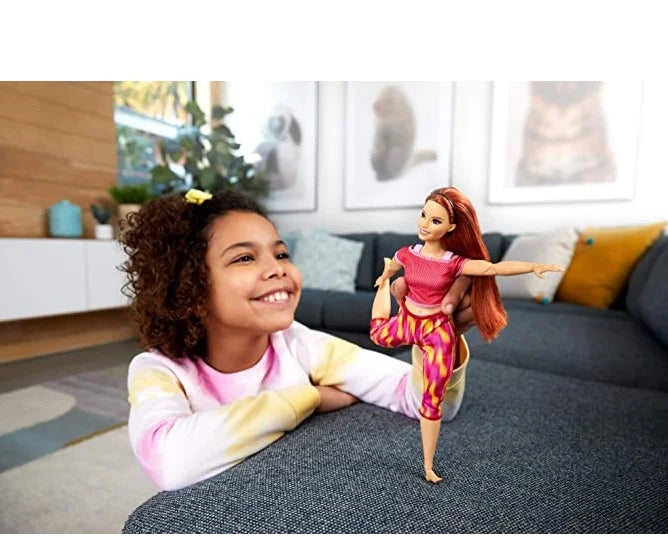 Authentic Barbie Doll with Yoga Poses Changeable Styles Multiple Joints Moving Collectible Toy for Kids And Adults