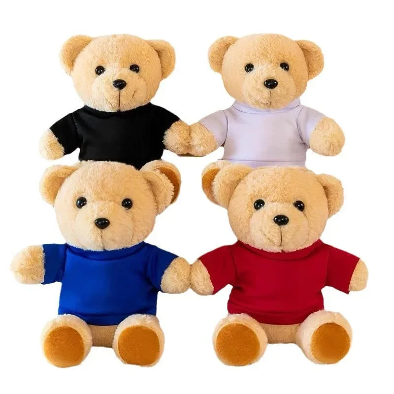 Teddy Bear Plush Doll Activity Gift Customizable Logo Small Bear Toy Stuffed Animal Soft PP Cotton Filling Made in China