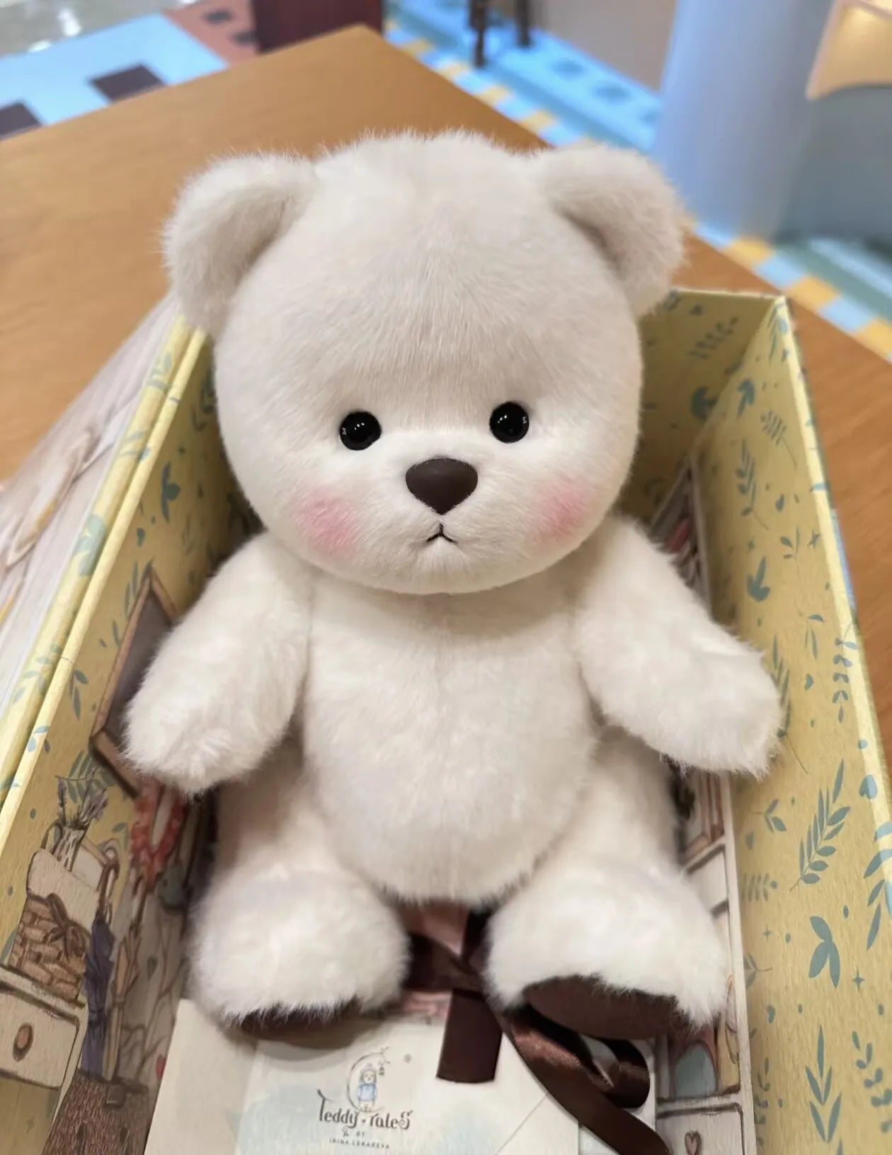 New 30cm Kawaii Jointed Bear Plush Toy Doll Stuffed Animal Teddy Bear With Movable Limbs And Head Cute Birthday Gift For Girls