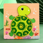 Good Quality 3D Wooden Puzzle Jigsaw for Children Cartoon Animal Puzzles Intelligence Kids Early Educational Cognitive Toys