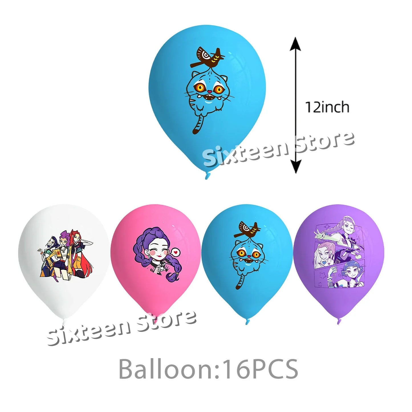 Demones Hunt Cartoon Anime Party Supplies Cutlery Set with Warrior Banner Plate Cake Topper K--Pop Cup for Birthday Party supply