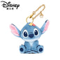 Original Disney Stitch Lotso Sullivan Woody Plush Dolls keychain Angel Stitch Mr.Q Alien Stuffed Toy Pendant Kids Birthday Gift