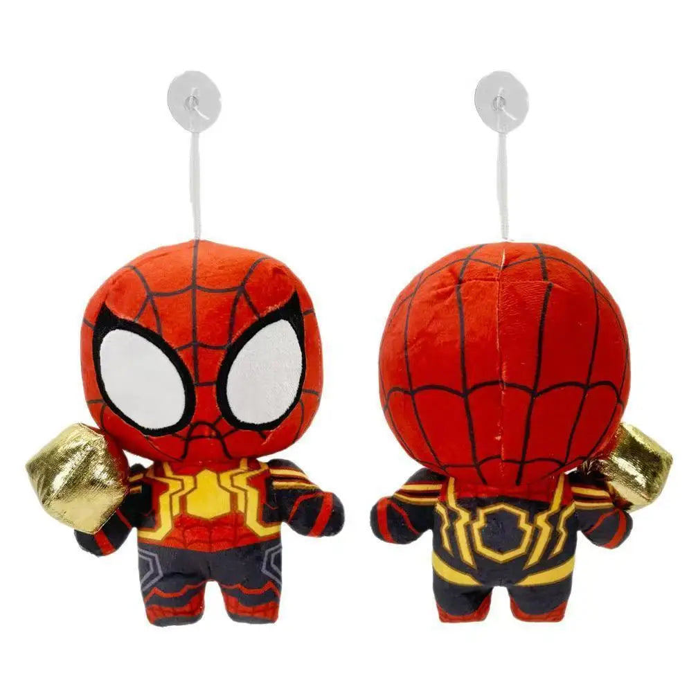 Classic Q Version Spider Plush Toy Anime Doll Marvel Super Hero Stuffed Figure Soft Cuddly Toy for Boys Girls Easter