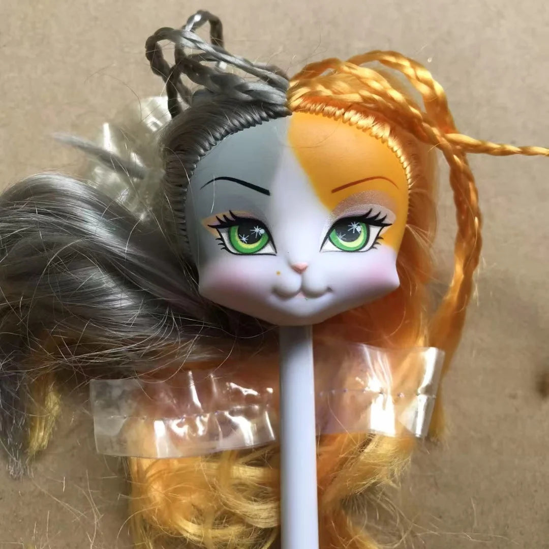 Doll Catwalk Rare Collection Doll Heads Doll Toy Parts Good Makeup Face Head Girl Dressing DIY Toy Parts Children Birthday Gift