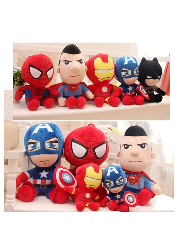 Hot Man Spidermaned Plush Toys Movie Dolls Marvel Avengers Soft Stuffed Hero Captain America Iron Christmas Gifts for Kids
