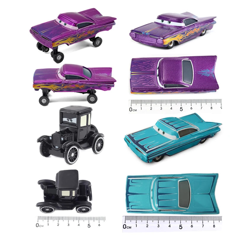 Disney Pixar Cars 3 Lightning McQueen No19 Poppy Racing Family Family Jackson Storm Ramirez Die Cast Metal Alloy Kids Gifts