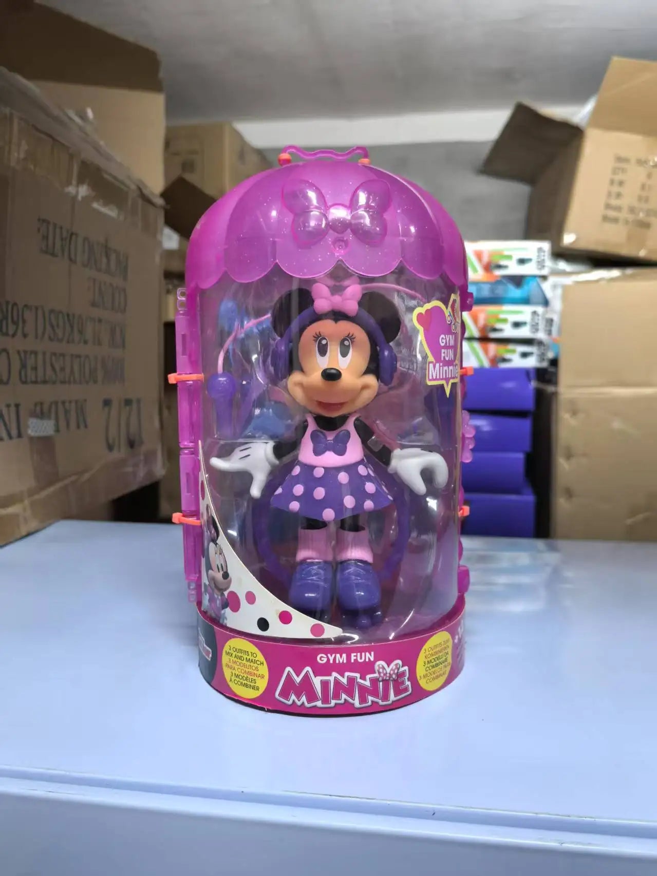 Disney Mickey Mouse Fashion Fun Minnie Beautiful Change Clothes Gifts Toy Model Anime Figures Collect Ornaments