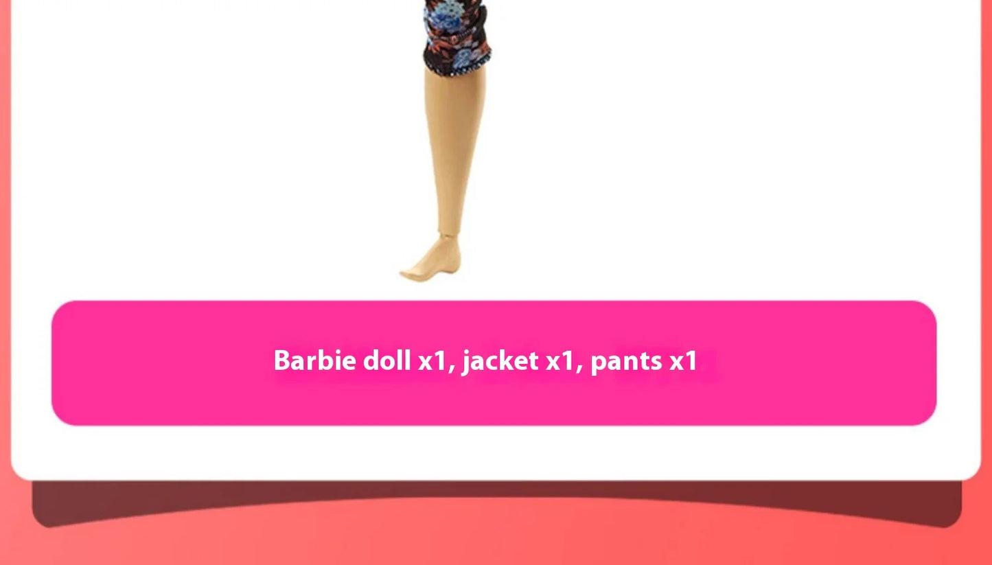 Authentic Barbie Doll with Yoga Poses Changeable Styles Multiple Joints Moving Collectible Toy for Kids And Adults