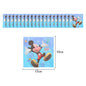 Mickey Mouse Birthday Party Decoration Blue Mickey Tableware Cups Plates Balloons Backdrop Pannents Gift Bag Kids Party Supplies