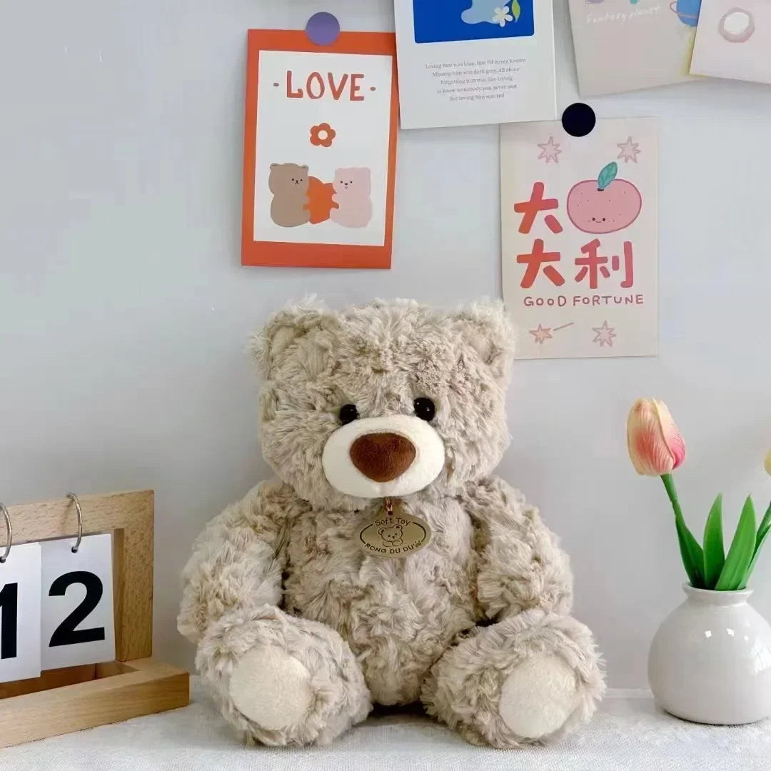 Bear Plush Toy Hug Bear Dolls Children Birthday Gift Pillow Teddy Bear Home Living Room Bedroom Decoration