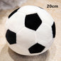 15/20/25cm Lovely Football Plush Dolls Kawaii Ball with Colorful National Flag Stuffed Soft Pillow Soccer Plushie Toy