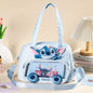 Disney Stitch Cartoon Shoulder Bag Cute Anime Tote Bag Casual Daily Purse Fashion Handbag Kawaii Girl Shopping Bag wholesale
