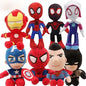 2026 new 27-30cm Man Spidermaned Plush Toys Movie Dolls Marvel Avengers Soft Stuffed Hero Captain America Iron Christmas Gifts