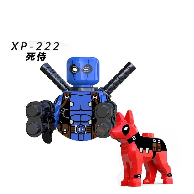 Blind Box Mini Building Blocks TV6205 Figures Big Goblin Spiderman Iron Man Venom Captain Hawk Deadpool Armor Christmas Gift Toy