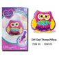 DIY Plush Pillow Children Handmade Pillow Material Package Soft Toy Kawaii Cute Doll Kids Puzzle Craft Toys Kits Gifts for Girls