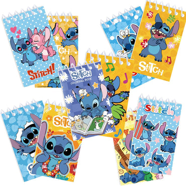 Disney Stitch Notebook Spiral Book Coil Journal Diary Sketchbook Schedules Plan List Notepad School Supplies Stitch Stationery