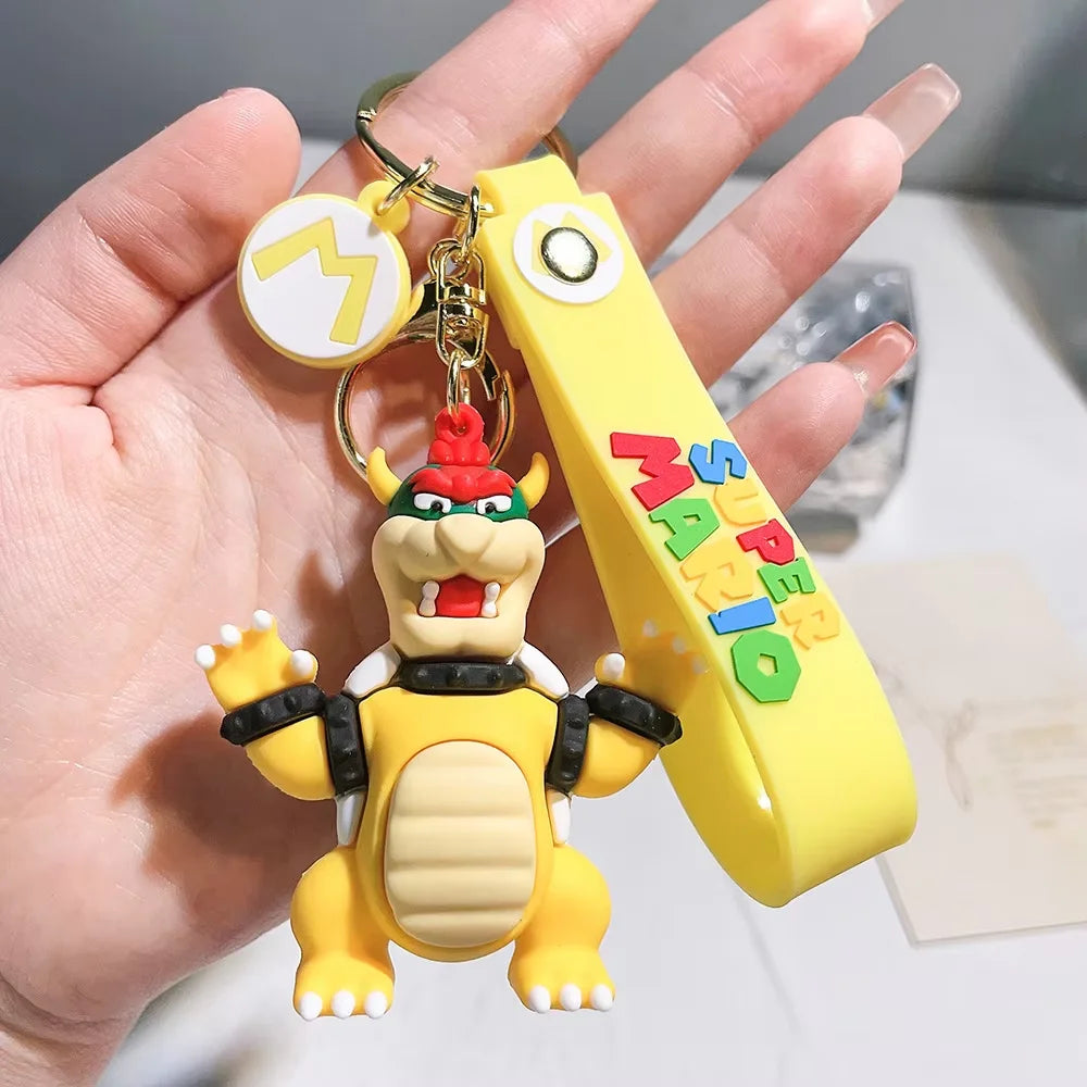 Super Mariod Keychain Mariod Bros Luigi Toad Yoshi Bowser Action Figure Model PVC Cartoon Bag Doll Toys Gift Y2k Fashion