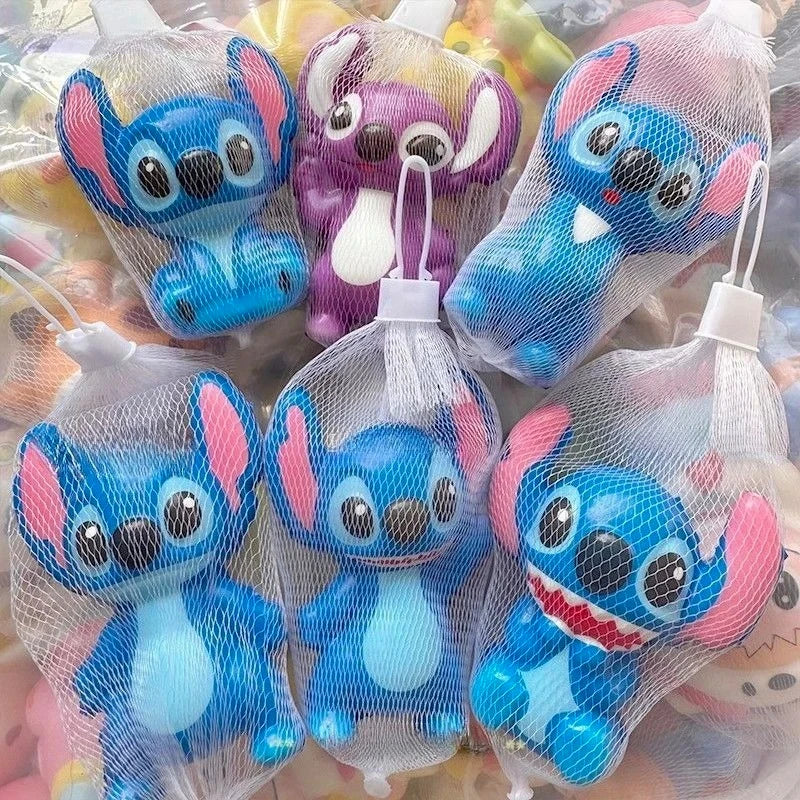 9cm Disney Stitch Figure Toy Decompression Toy Squishy Mochi Stress Relief Toys for Kids Adult Anxiety Relaxation Squeeze Gift
