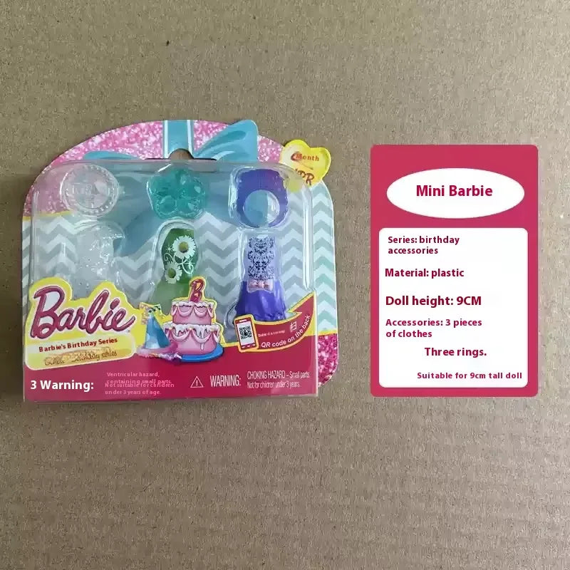 Genuine Mini Barbie Doll Authentic Dream Birthday Series Toy Collectible Figurine for Girls House Play DVCT52 from China
