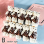 10Pcs/Lot Soft Stuffed Bear Plush Toys Mini Teddy Bear Dolls Toy Small Gifts Bag Pendant Teddy Doll Keychain Keyring Gifts