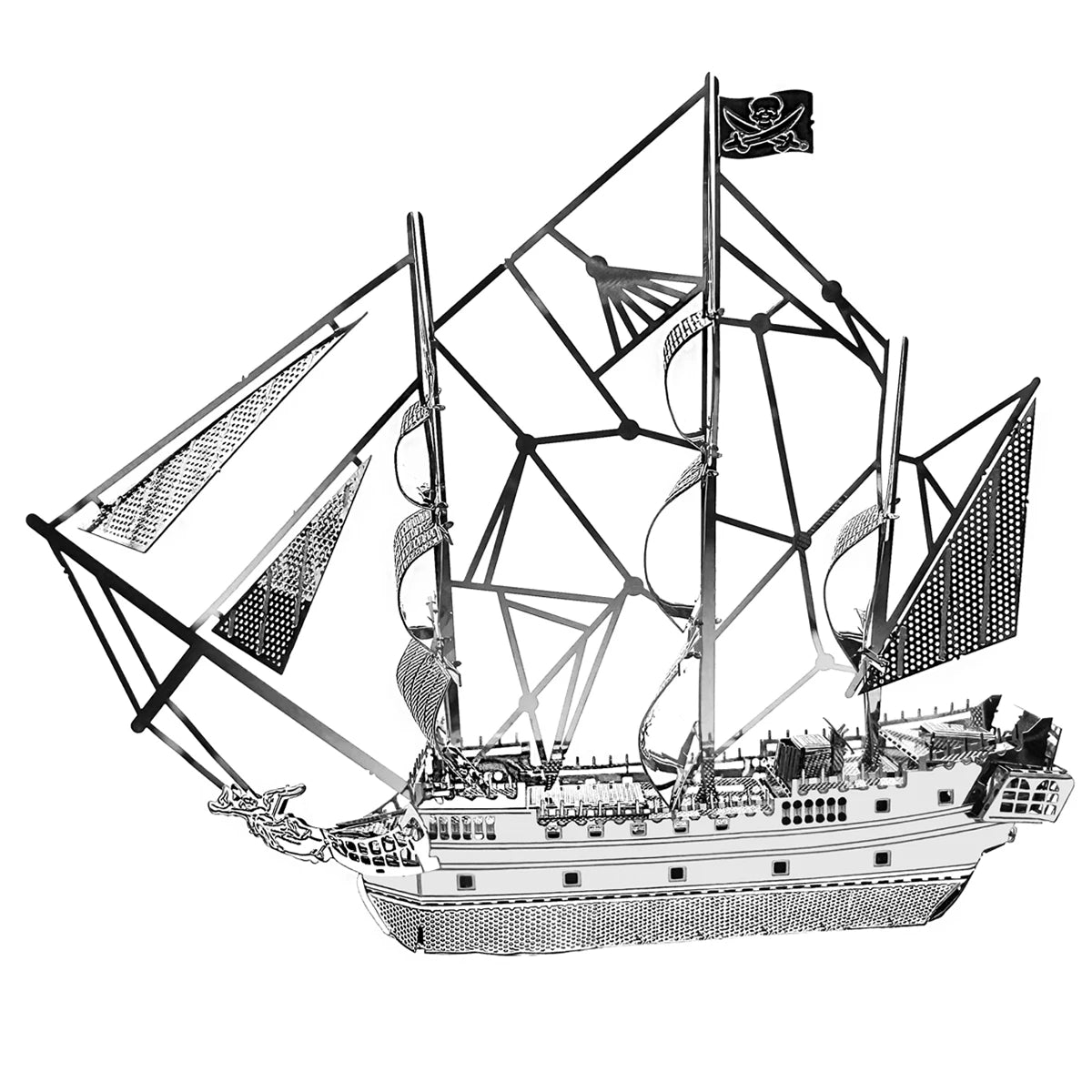 corsair 3D Metal Puzzle model kits DIY Laser Cut Puzzles Jigsaw Toy For Children