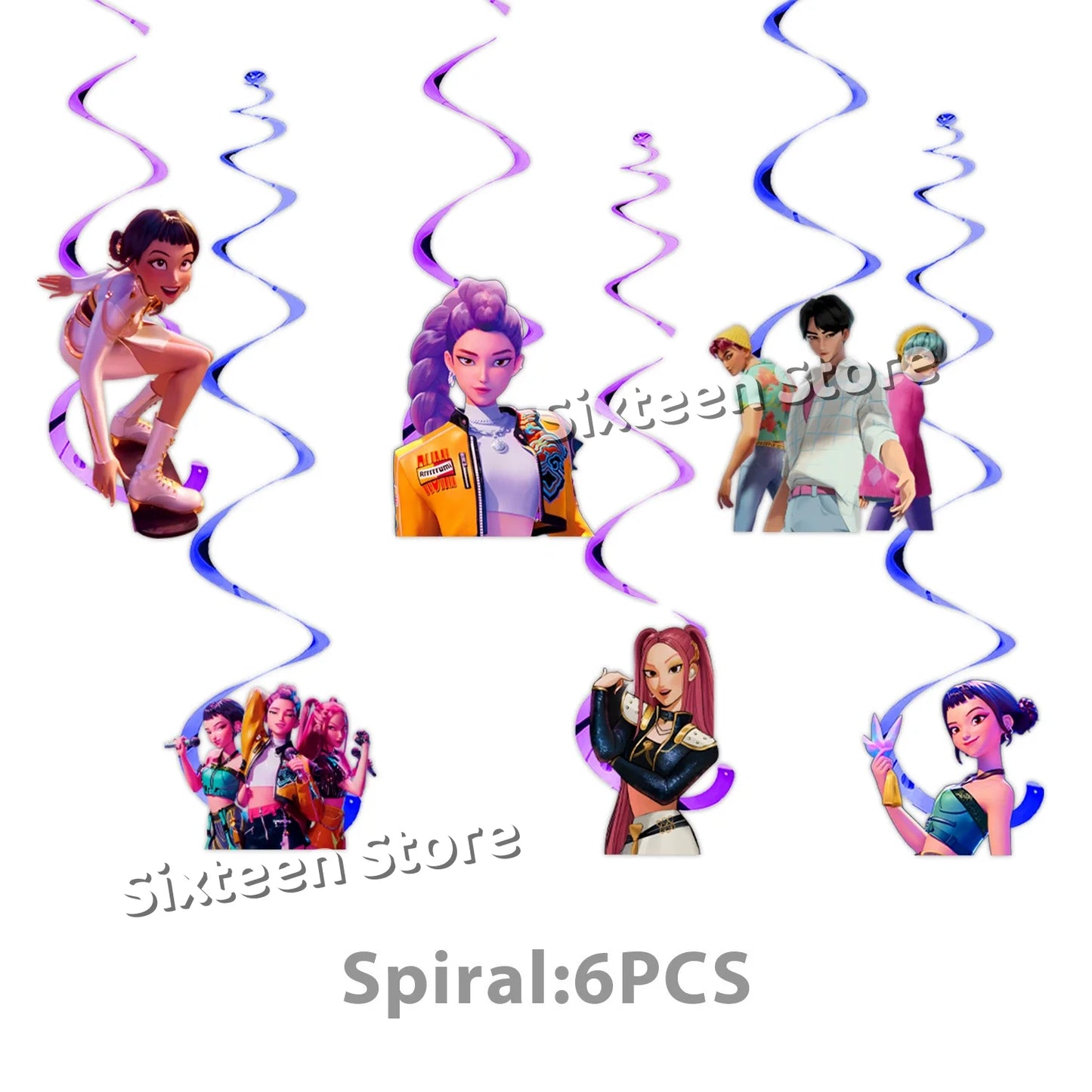 Demones Hunt Cartoon Anime Party Supplies Cutlery Set with Warrior Banner Plate Cake Topper K--Pop Cup for Birthday Party supply