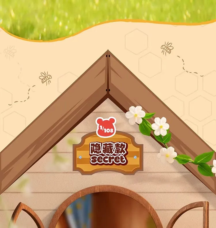 TOP TOY Disney Pooh Bear Expression Pack Series Blind Box Cute Desktop Decoration Ornament Children's Toy Model Birthday Gift