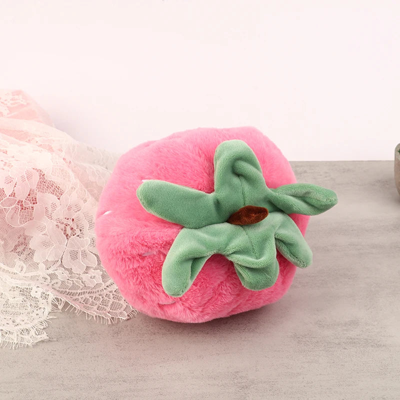Super Soft Strawberry Pillow Toy Creative Lightweight Pink Strawberry Pillow Doll Home Decorative Doll Ornaments for Girls Gift
