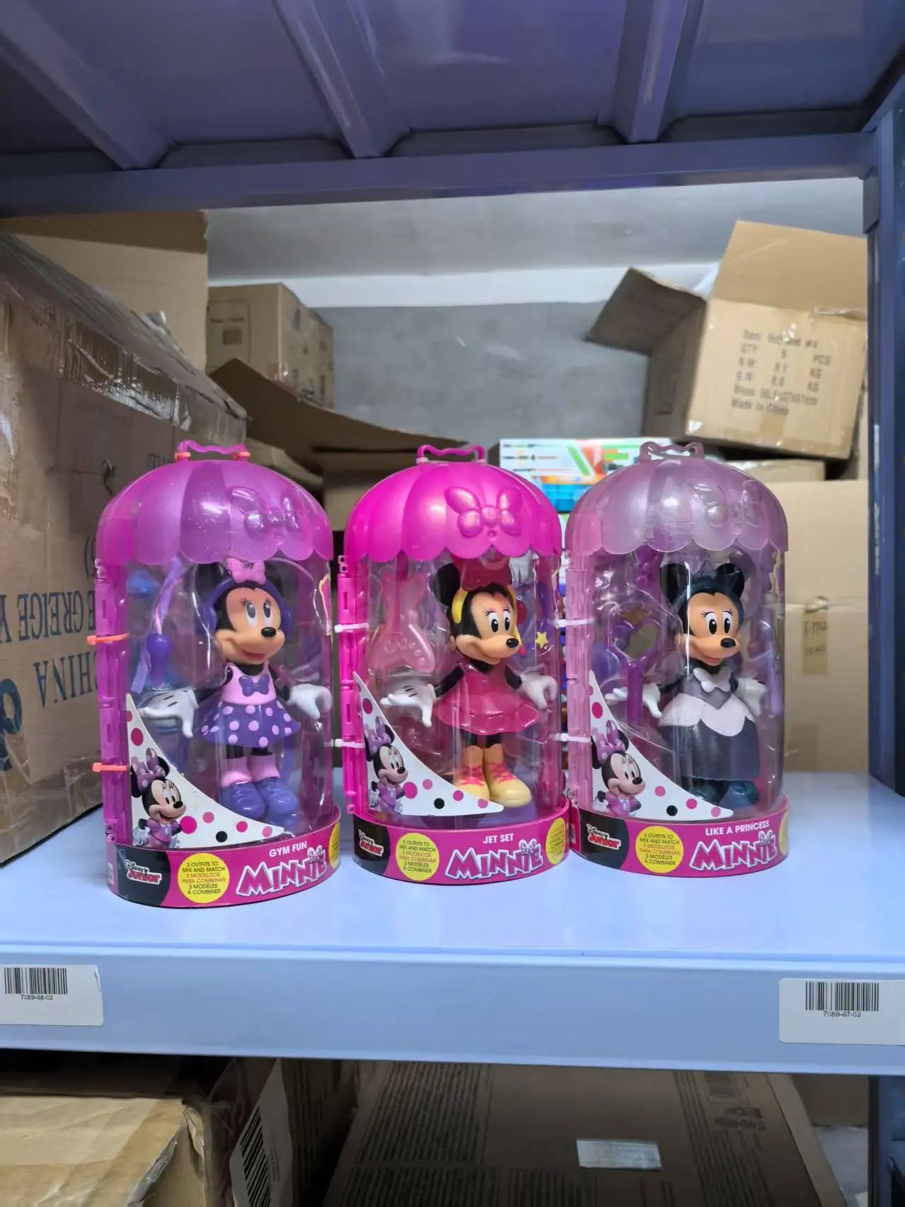 Disney Mickey Mouse Fashion Fun Minnie Beautiful Change Clothes Gifts Toy Model Anime Figures Collect Ornaments