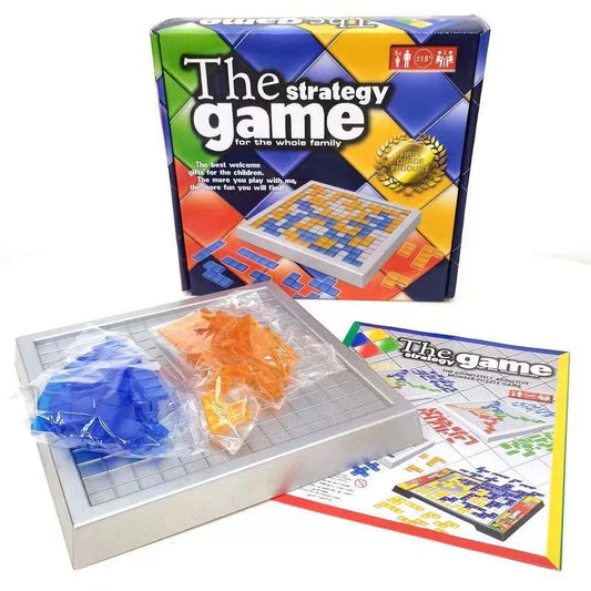 Fun Strategy Game: Novelty Puzzle Chess Blokus Board Game for Kids