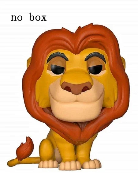 Funko Pop New Disney Lion Mufasa #495 Simba #496 Luau Pumbaa #498 Bambi #94 Thumper #95 Flower #96 Figure Model Toys for Gift